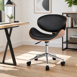 Upgrade Your Workspace with a Chic Wooden Office Chair