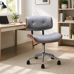 Stylish Grey Office Chair for Enhanced Workspaces