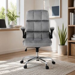 Enhance Your Workspace with Our Velvet Seat Office Chair