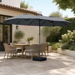 Enhance Your Outdoor Space with a 4M Grey Patio Umbrella