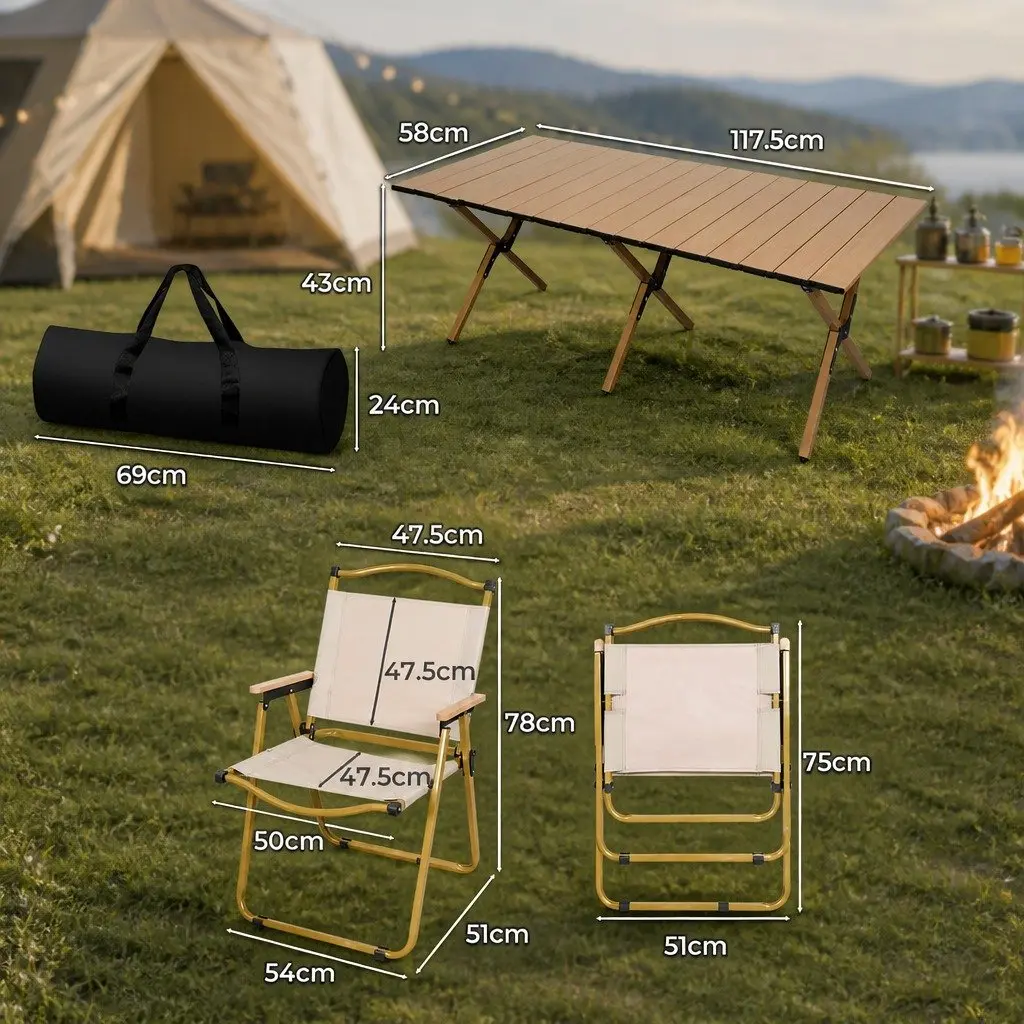 Portable Outdoor Furniture Set for Camping and Picnics