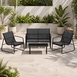 Outdoor 4-Piece Sofa Set for Enhanced Living Spaces