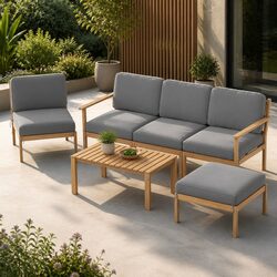 5-Seater Outdoor Sofa Set to Enhance Your Garden Space