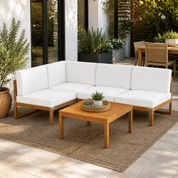 Enhance Your Outdoor Living with a 4-Seater Sofa Set