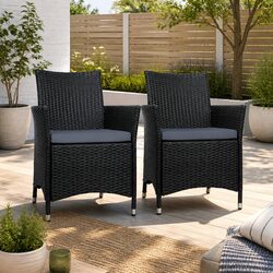 Enhance Your Outdoor Space with Stylish Dining Chairs 2PC Set