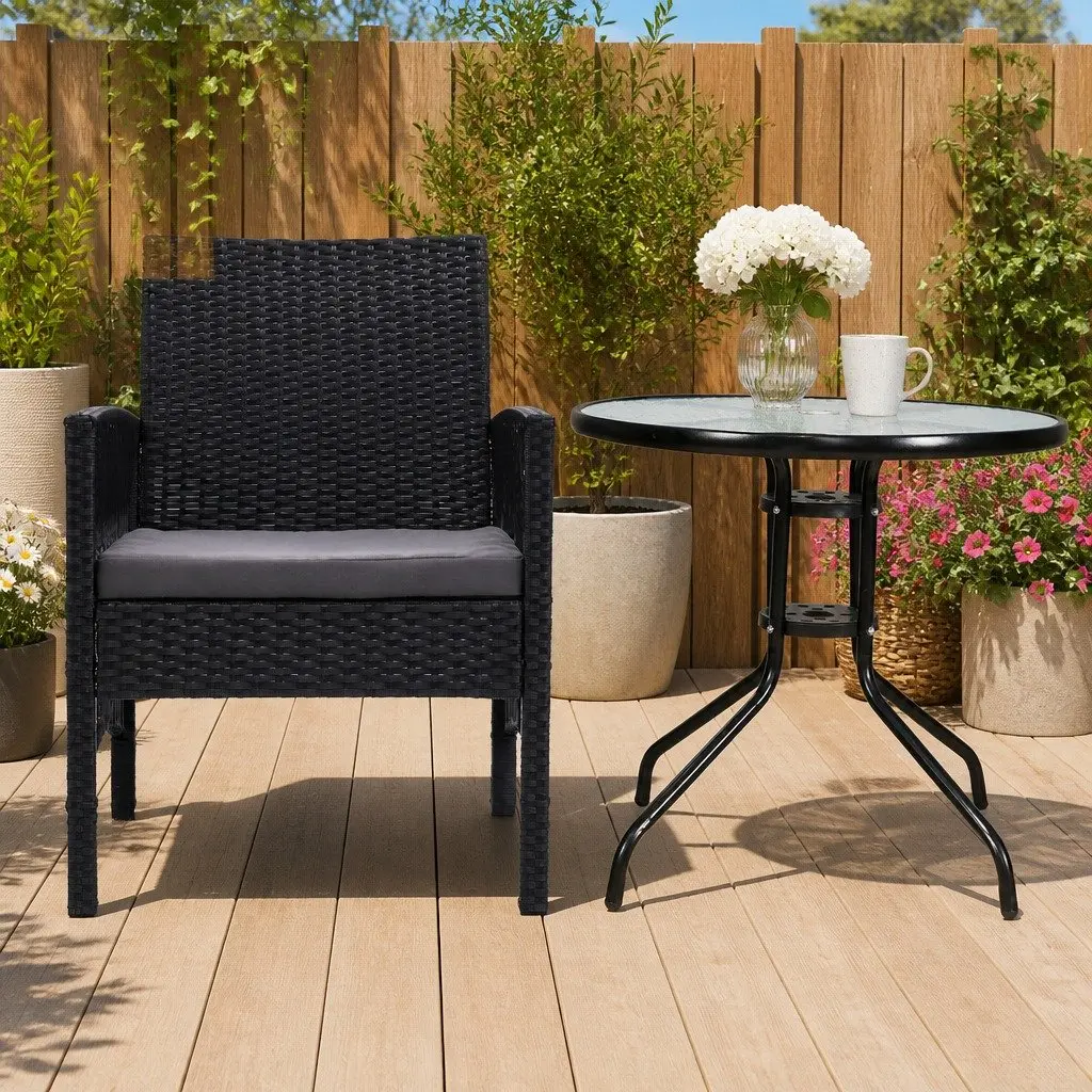 3 Piece Bistro Set for Patio or Garden Spaces