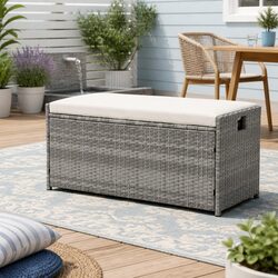 Elevate Your Outdoor Space with a Grey Storage Bench