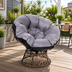 Stylish Outdoor Papasan Chair for Relaxation