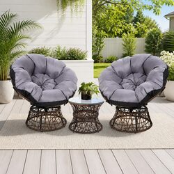 Enhance Your Outdoor Space with Papasan Chair Set