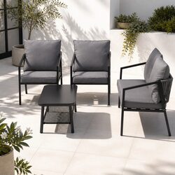 Elevate Your Outdoor Space with a 4-Seater Lounge Set