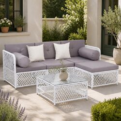 Comfort-Enhancing 4 Seater Outdoor Sofa Set