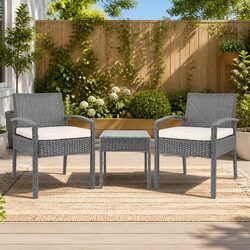 Elevate Your Outdoor Space with This 3PC Patio Lounge Set