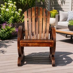 Enhance Your Outdoor Space with a Rustic Wooden Chair