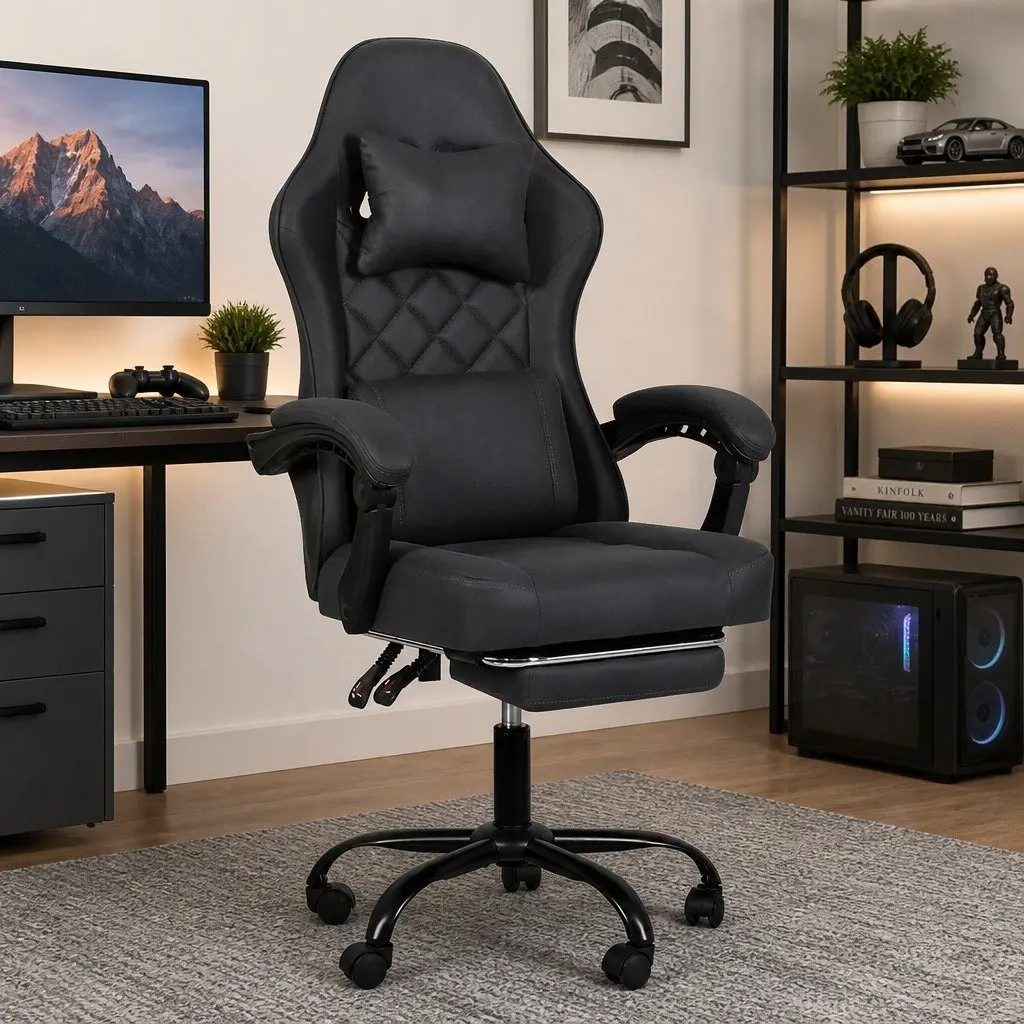 Office Chair High Back Ergonomic Reclining Swivel Computer Desk