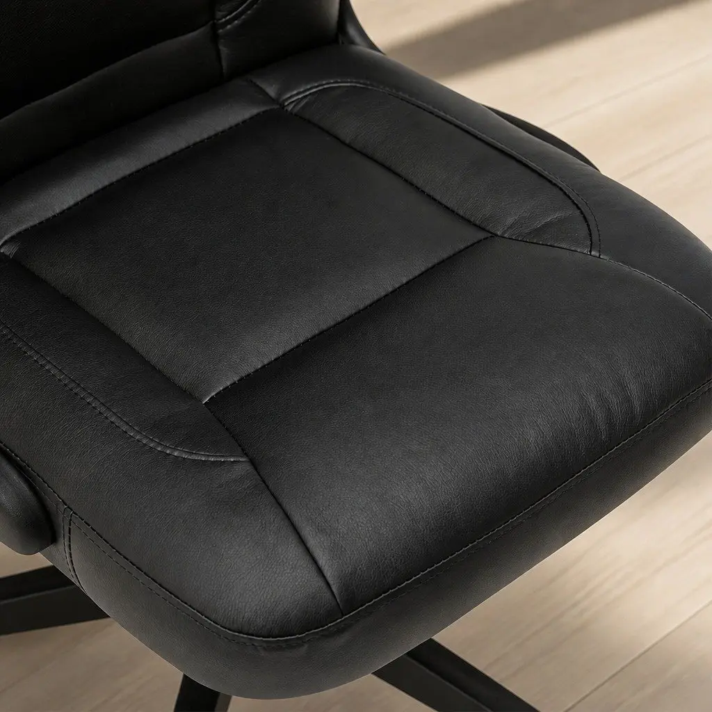 Executive Office Chair Ergonomic High Back Adjustable PU Leather with Lumbar Support