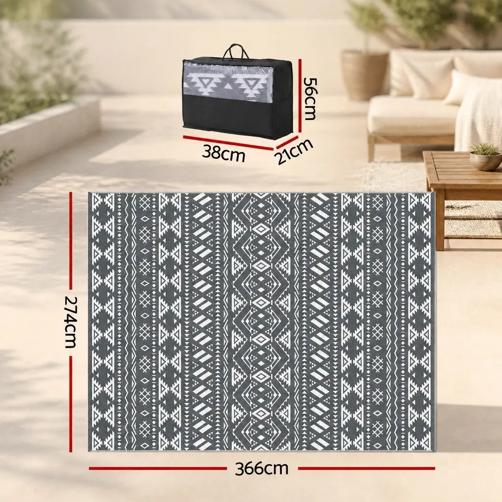 Large Grey Outdoor Rug