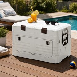 40L Outdoor Storage Box Collapsible Foldable Camping Organizer Portable Bins