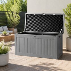 Stylish Garden Storage Box 190L with Bench Seat