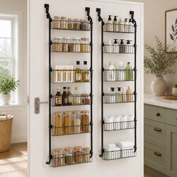 Maximise Your Space with a 6-Tier Over Door Organiser - 2 Units