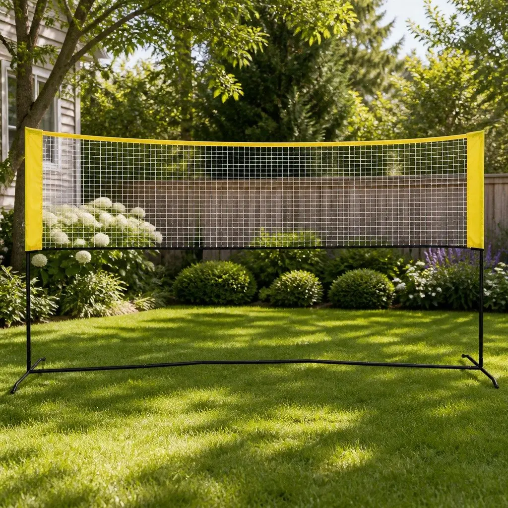 Portable Sports Net 10ft Adjustable Multi-Sport for Pickleball Badminton Tennis Volleyball