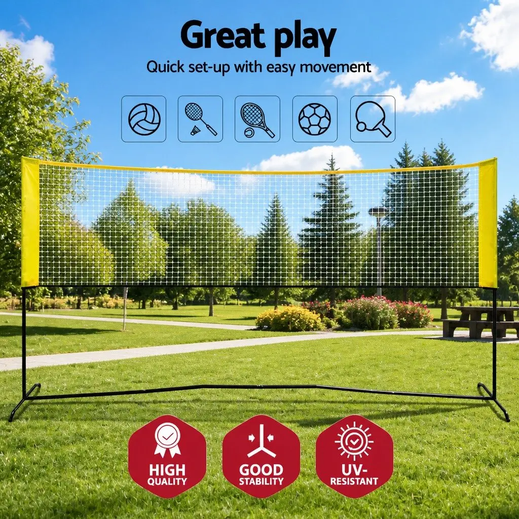 Portable Sports Net 10ft Adjustable Multi-Sport for Pickleball Badminton Tennis Volleyball