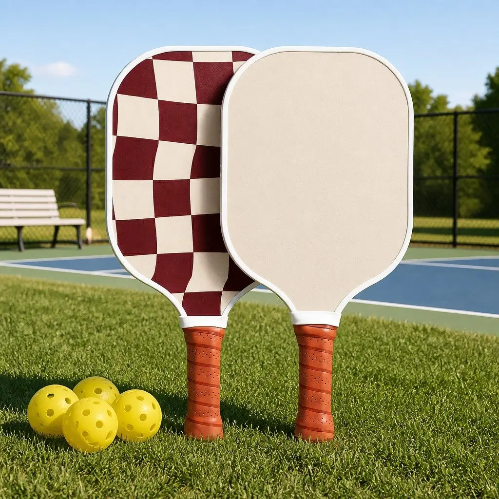 Pickleball Paddle Set Honeycomb Core Fibreglass Paddles with Balls and Carry Bag