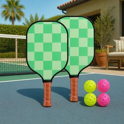 Pickleball Paddle Set for Family Fun and Recreation