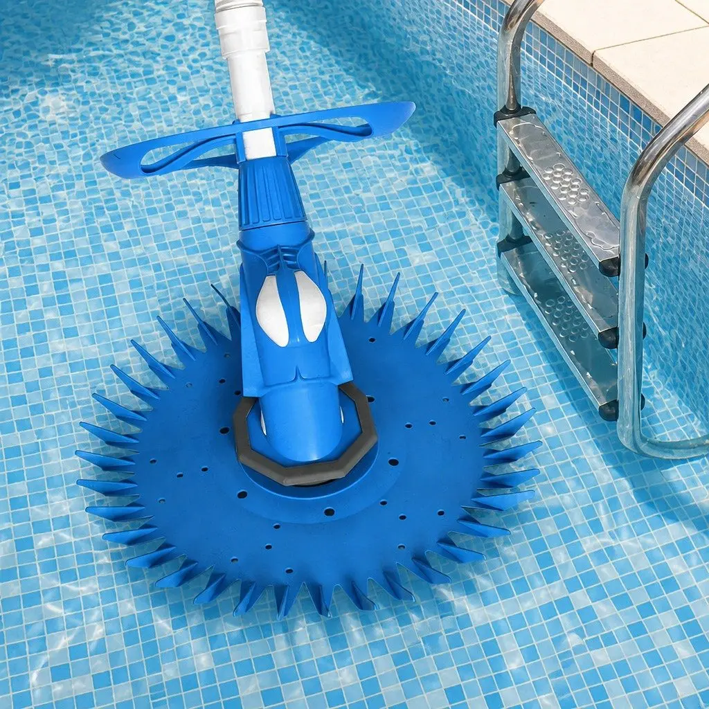 Automatic Pool Cleaner 0.8m to 3m Suction Device with Detachable Hose and Anti-slip Diaphragm