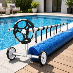 Enhance Your Pool Area with 6.5x3m Solar Blanket Cover