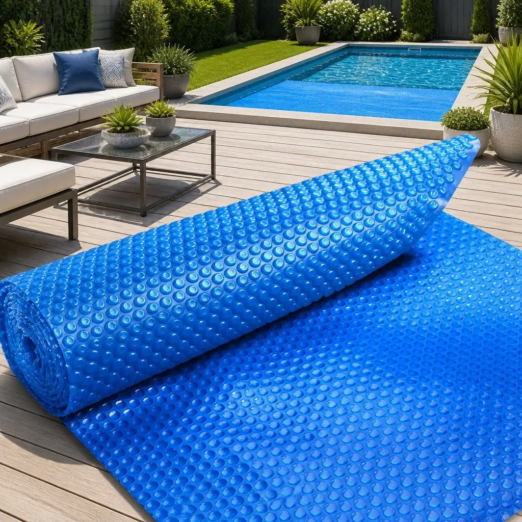 Solar Pool Cover 8.5x4.2m 500 Micron Blue Silver Isothermal Swimming Pool
