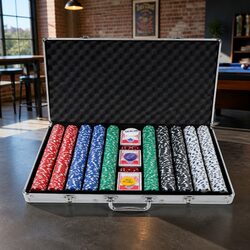 Elevate Your Game Night with This 1000pcs Poker Chips Set