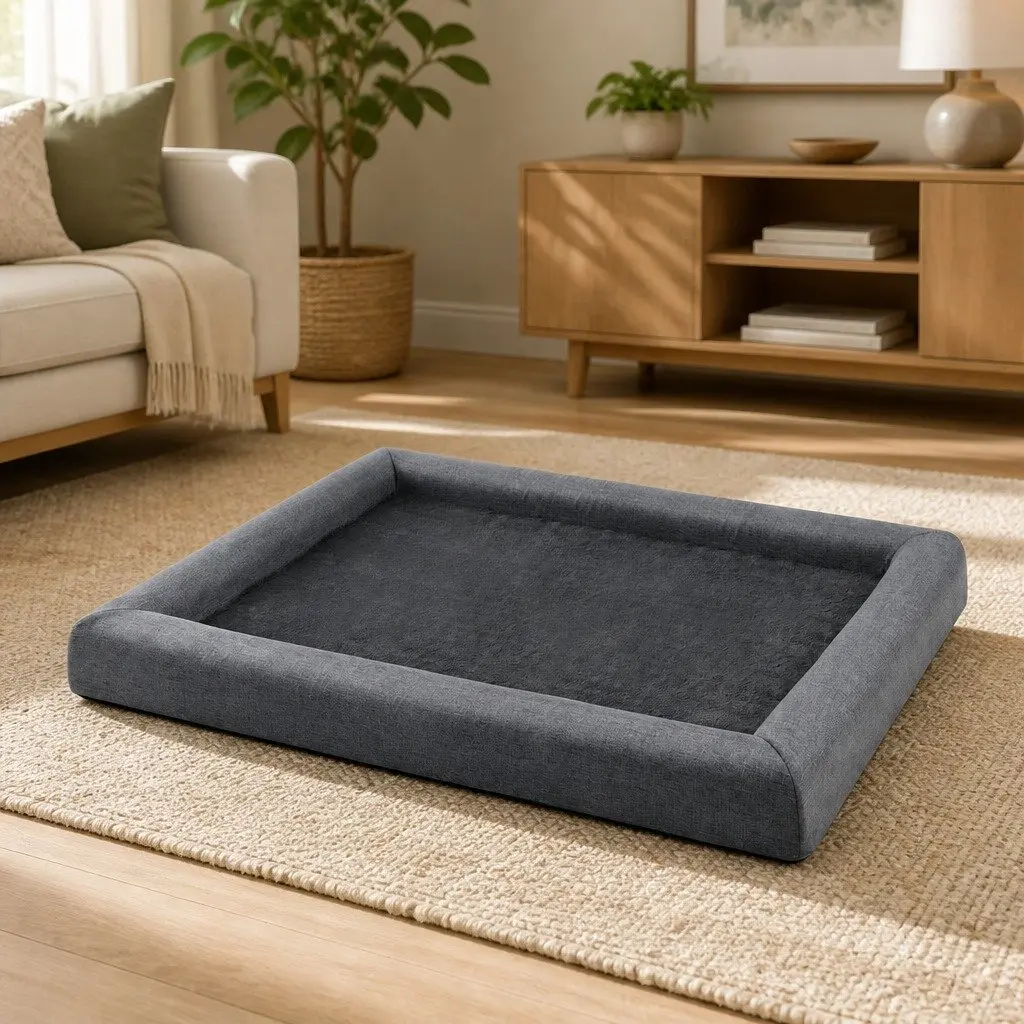Pet Bed Extra Large Calming Soft Sofa Cushion Egg Crate Foam Washable