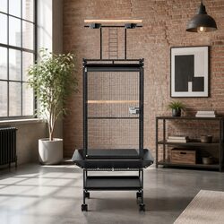Enhance Your Space with a Stylish 155cm Black Bird Cage