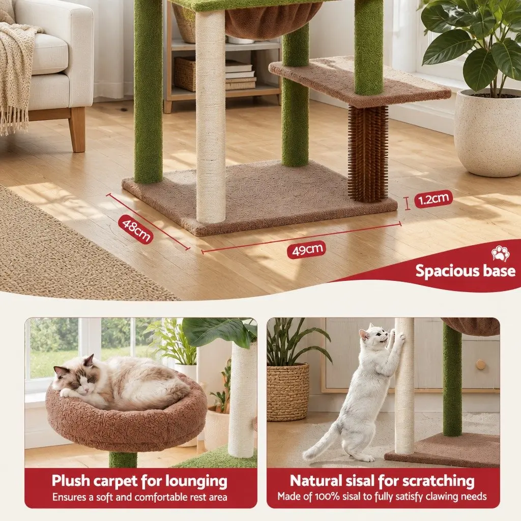 Cat Tree Tower 152cm Multi-Level Scratching Post Jungle Canopy Indoor Climbing