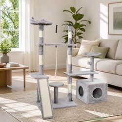 Enhance Your Home with a Stylish 4-Level Cat Tree