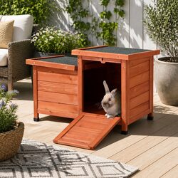 Enhance Your Space with Our Wooden Cat House Shelter