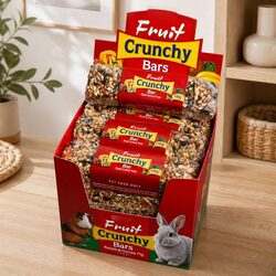 Small Animal Treat Bar Fruit Crunchy Rabbit Guinea Pig Mice Rats Enrichment Chew