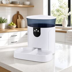 Smart Pet Feeder with WiFi Camera App Control Automatic Dog Cat Food Dispenser