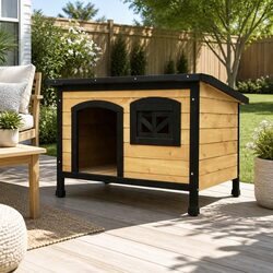 Elevate Your Pet's Comfort with a Large Wooden Kennel