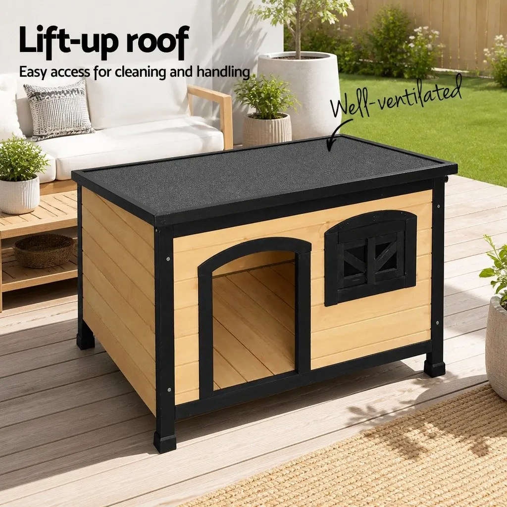 Dog Kennel Extra Large Wooden Weatherproof Outdoor Indoor Pet House