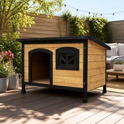 Enhance Your Outdoor Space with a Stylish Wooden Dog Kennel