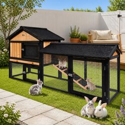 Enhance Your Outdoor Space with This Spacious Pet Hutch 165cm