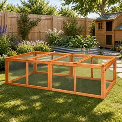 Spacious Wooden Coop Rabbit Hutch for Improved Pet Living