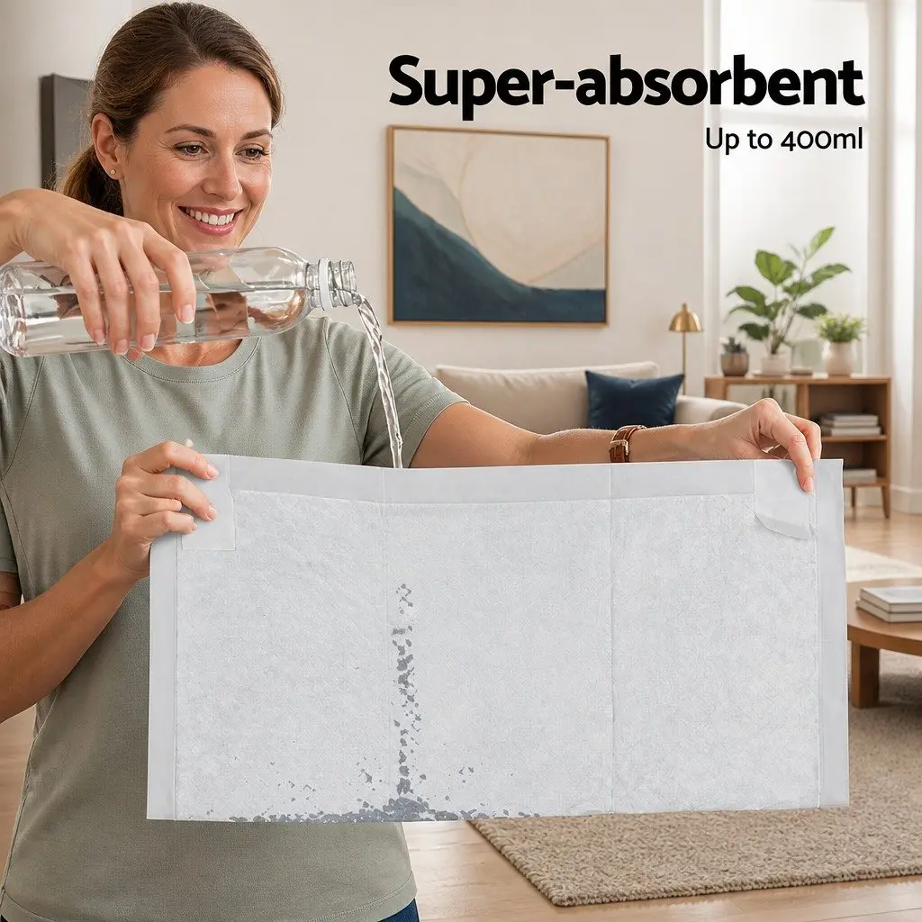 Pet Training Pads 60x60cm Absorbent Six Layers Grey