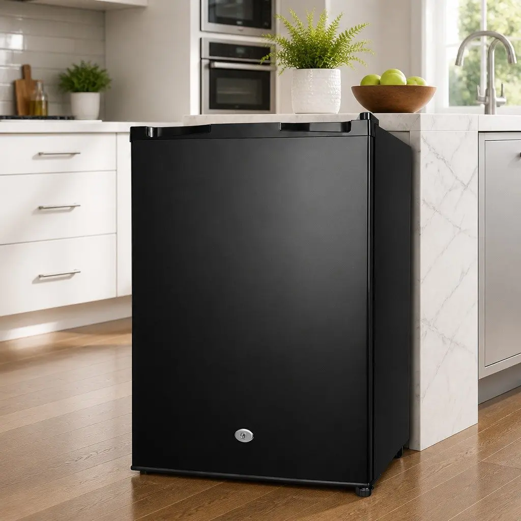 80L Portable Fridge Multi-Voltage Compressor Camping Cooler Black