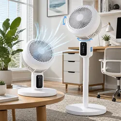 Enhance Your Living Space with This Versatile Pedestal Fan