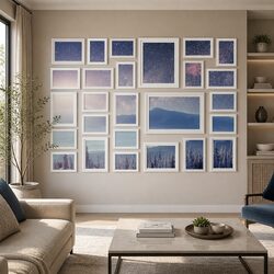 Photo Frame Set 26 Piece Wall Art Display Multiple Sizes 3.5x5 4x6 5x7 8x10