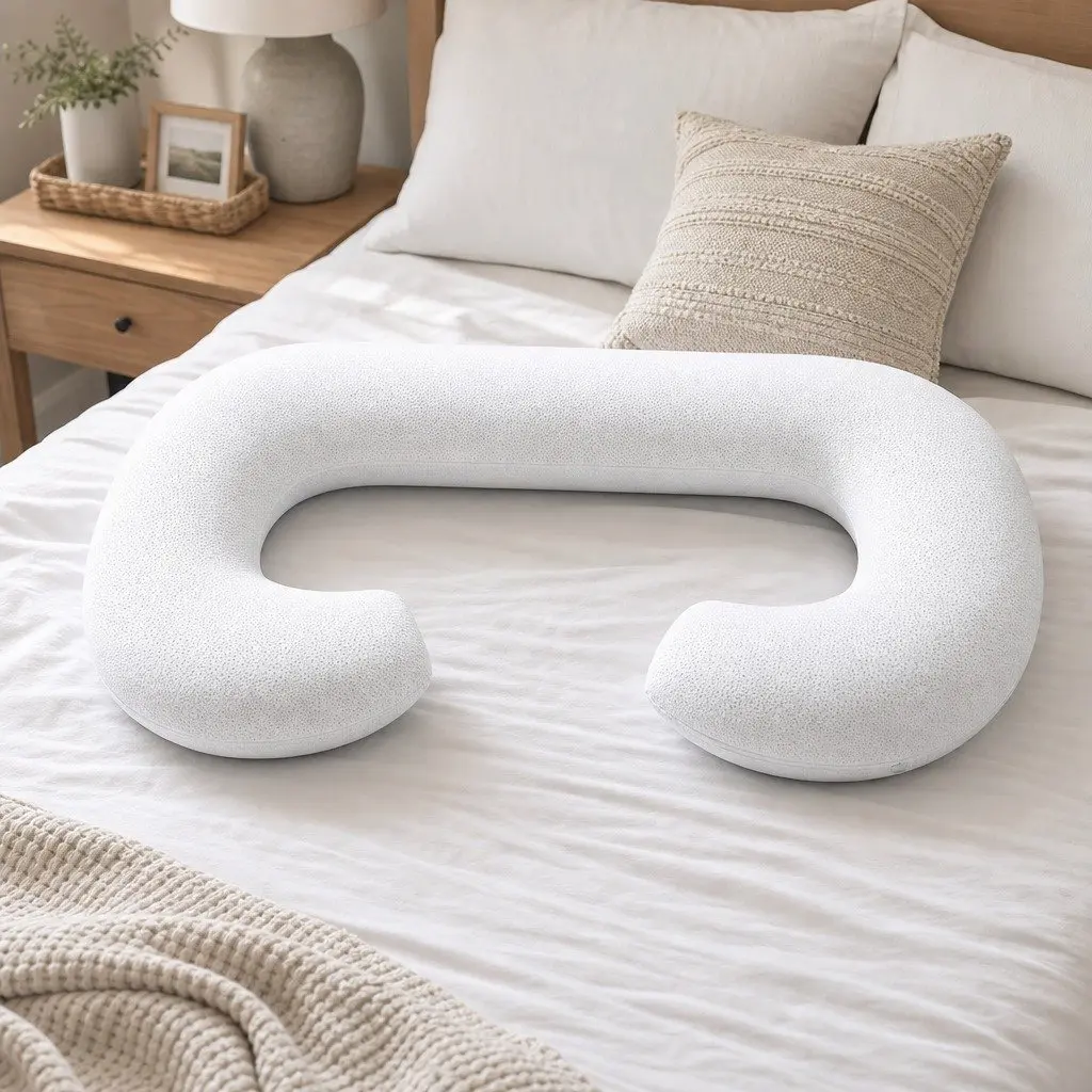 C-Shaped Pregnancy Pillow Body Support Side Sleepers Maternity Pillow Belly