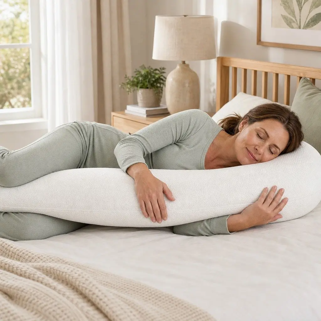 C-Shaped Pregnancy Pillow Body Support Side Sleepers Maternity Pillow Belly