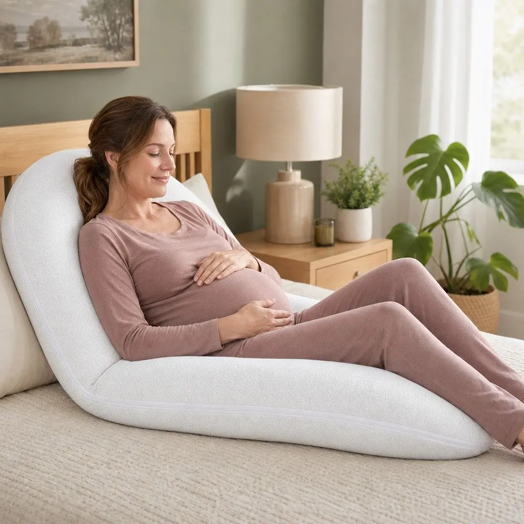 C-Shaped Pregnancy Pillow Body Support Side Sleepers Maternity Pillow Belly